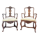 Paire de fauteuils style anglais Chippendale