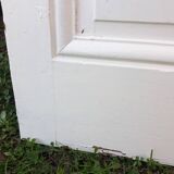 Communication door H218.5xL80cm, old panelled and moulded.