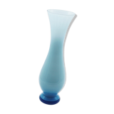 Blue opaline vase