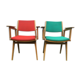 Armchairs vintage bridge