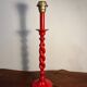 Hubert Olivier turned wooden lamp base