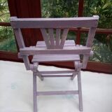 Chaise enfant en bois