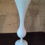 White Opaline Vase 1970s