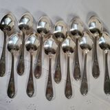 12 Large Silver Plated Table Spoons SOH