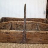 Former Bank tools DIY basket wood and iron
