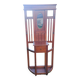 Art Deco mahogany cloakroom