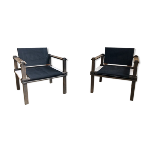 Paire de fauteuil Safari par Gerd