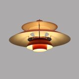 The genuine Danish item - PH5 pendant - original red colour - Louis Poulsen -