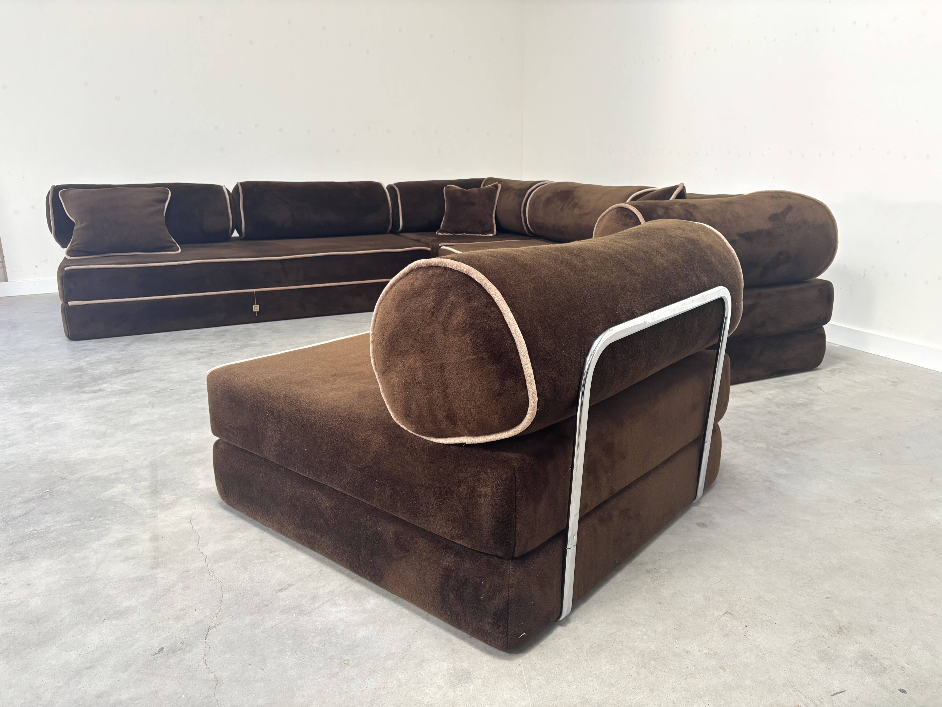 Ensemble de salon modulaire par RUF International, années 1970