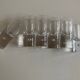 Set of 6 Scandinavian bubble foot vodka shots 1970