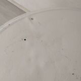 White garden pedestal table