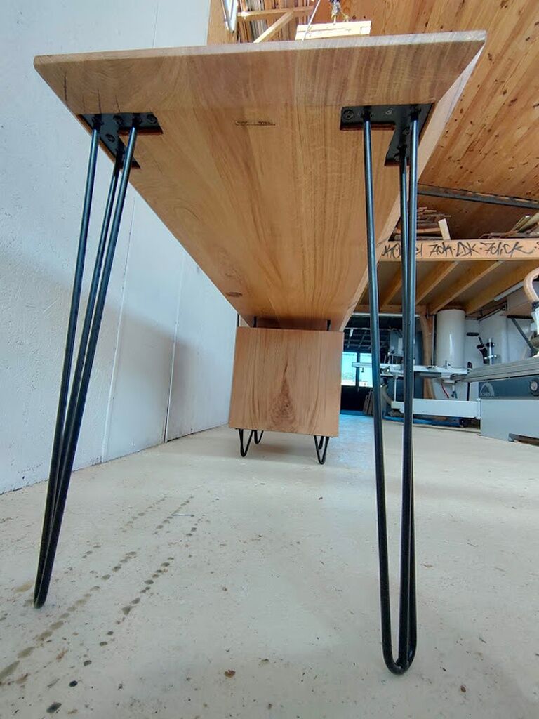 Solid oak desk