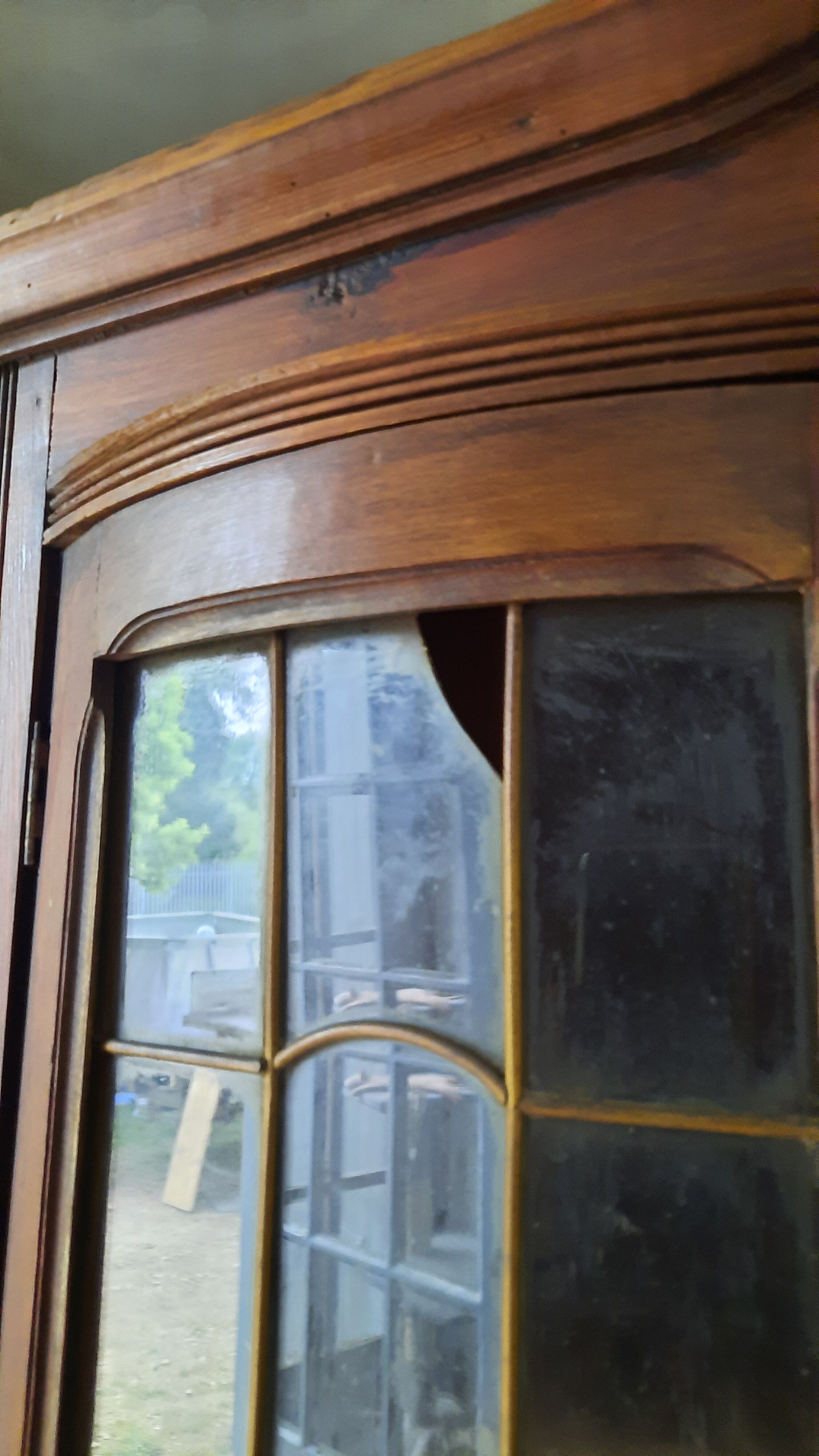 Two-body art deco style sideboard