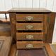 English oak graduated desk from the late 19th century.
