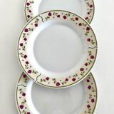 Lot of 3 plates chriss g porcelain collection