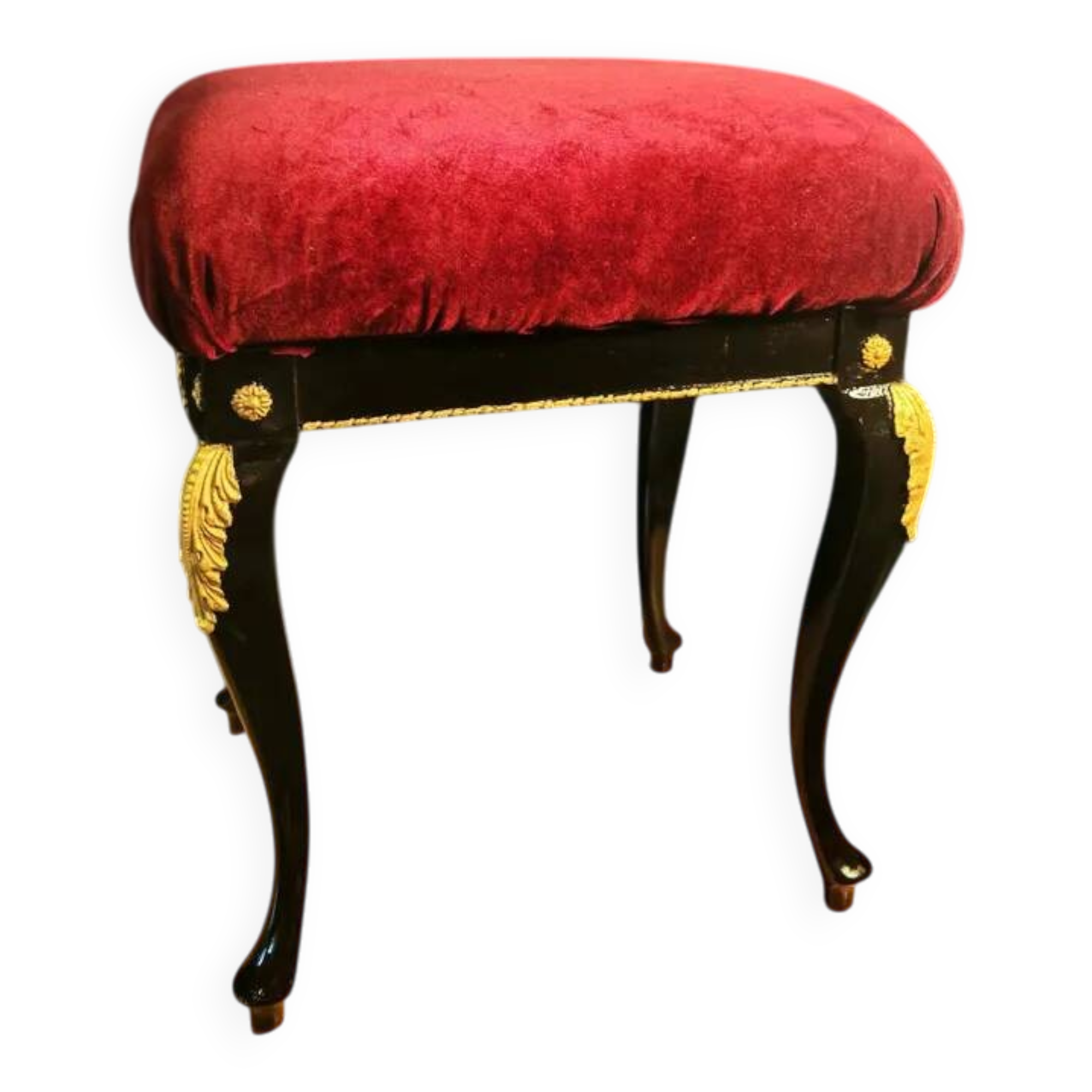 Vintage French style vanity stool