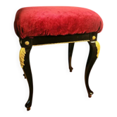 Tabouret de vanité vintage de style français