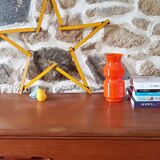 Vintage vase in orange glass