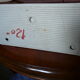 Vintage white bathroom wall shelf
