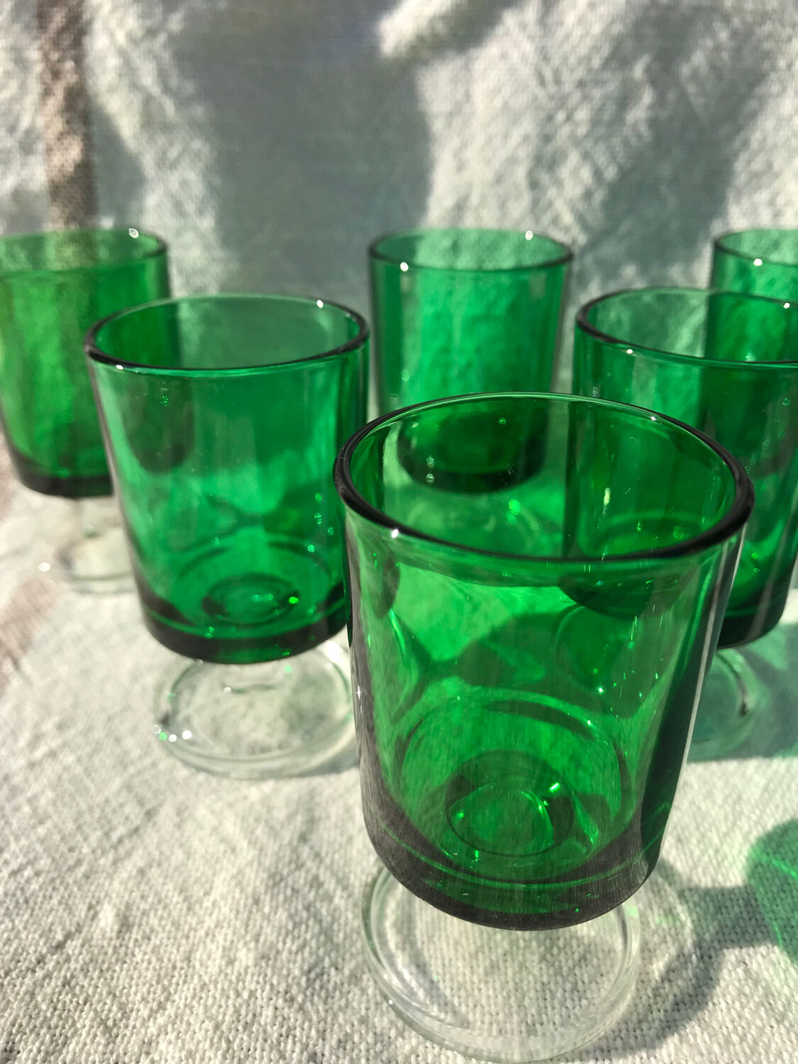 Ensemble de 6 verres à digestifs Suède / Cavalier Luminarc