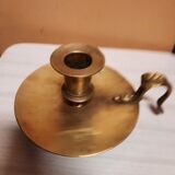 Golden candle holder
