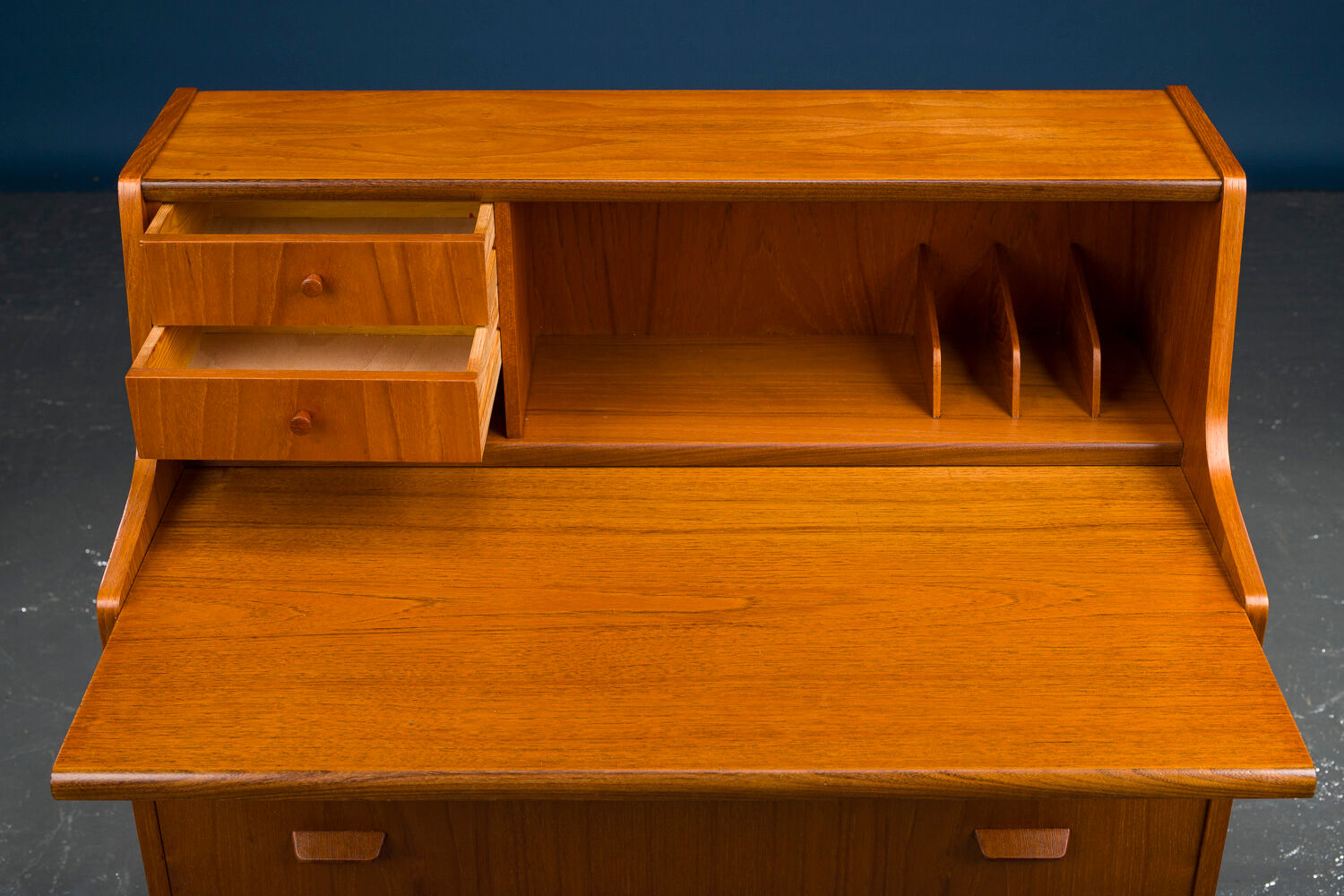 Vintage Danish Teak Secretaire 1960s