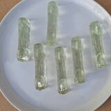 6 Vintage crystal knife holder