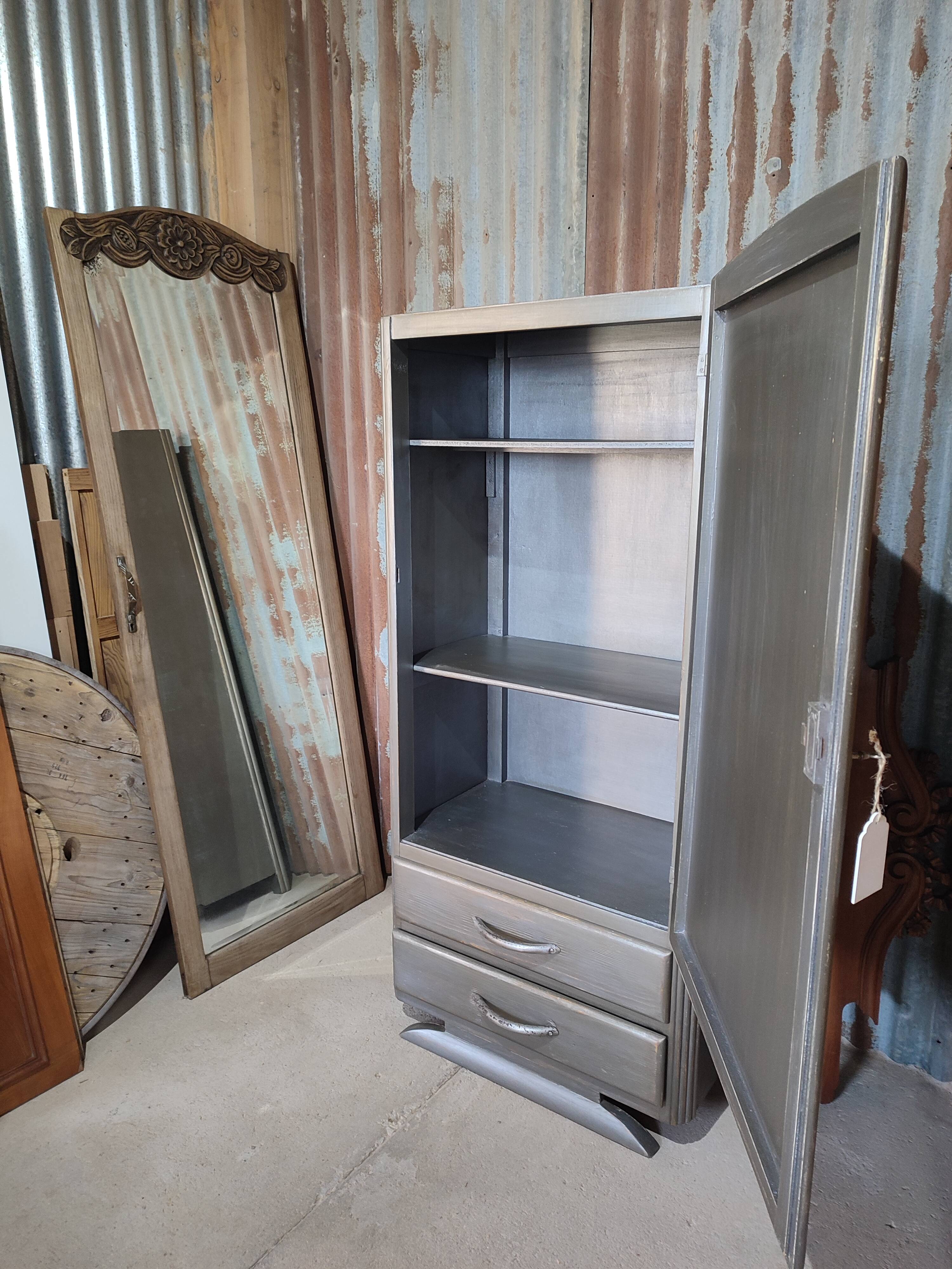 Beautiful vintage wardrobe restored in the mid-20th century.