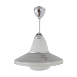 German Zeiss Ikon Two Tone Glass Mirrored Pendant