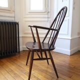 Ercol armchair with armrests model windsor quaker 60s