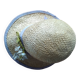 Women's boater-style straw hat