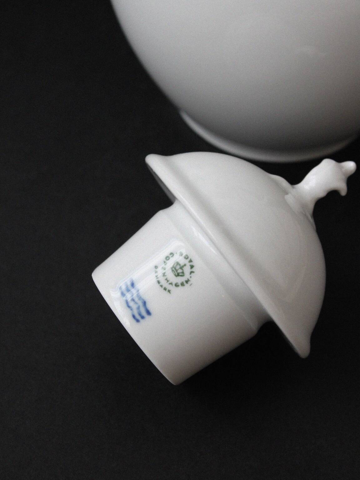 Royal Copenhagen White Porcelain Teapot