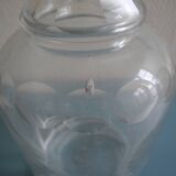 Carafe vin ancienne en verre soufflé