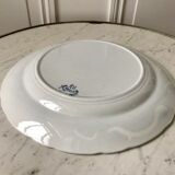 Round dish in Iron Earth K&G Lunéville model "Angèle" late 19th century