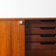 Minimalist storage cabinet in teak by Alfred Hendrickx, 1960