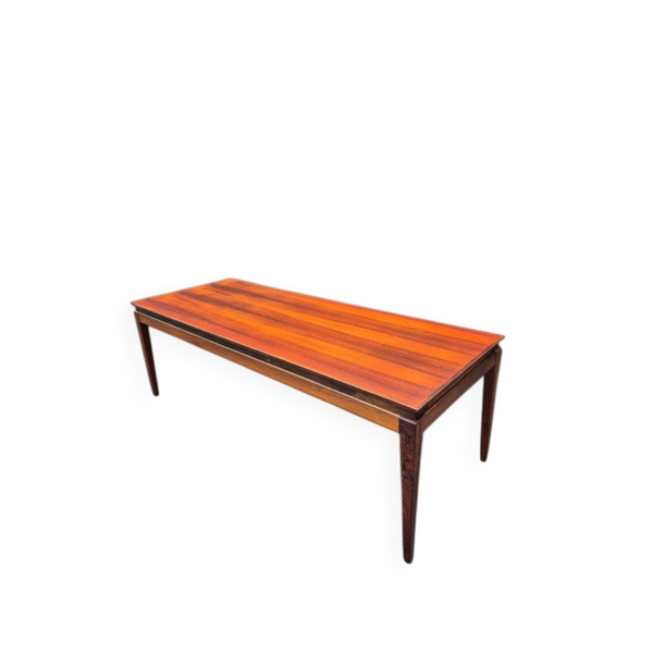 Table basse extensible en Palissandre, Vintage danois 1960s