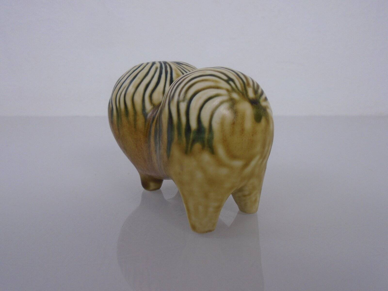 Pekingese ceramic dog by Lisa Larson for Gustavsberg, Denmark, 1970s