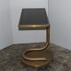 Italian brass and black laminated trolley