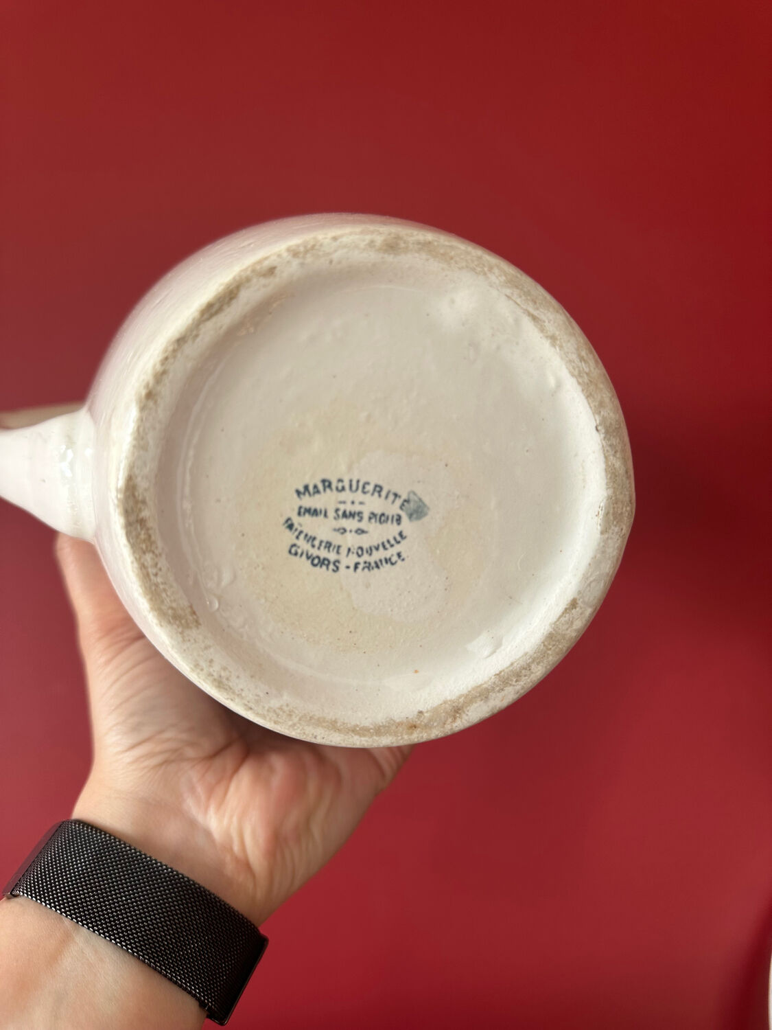 Antique iron earth brocade - Vase