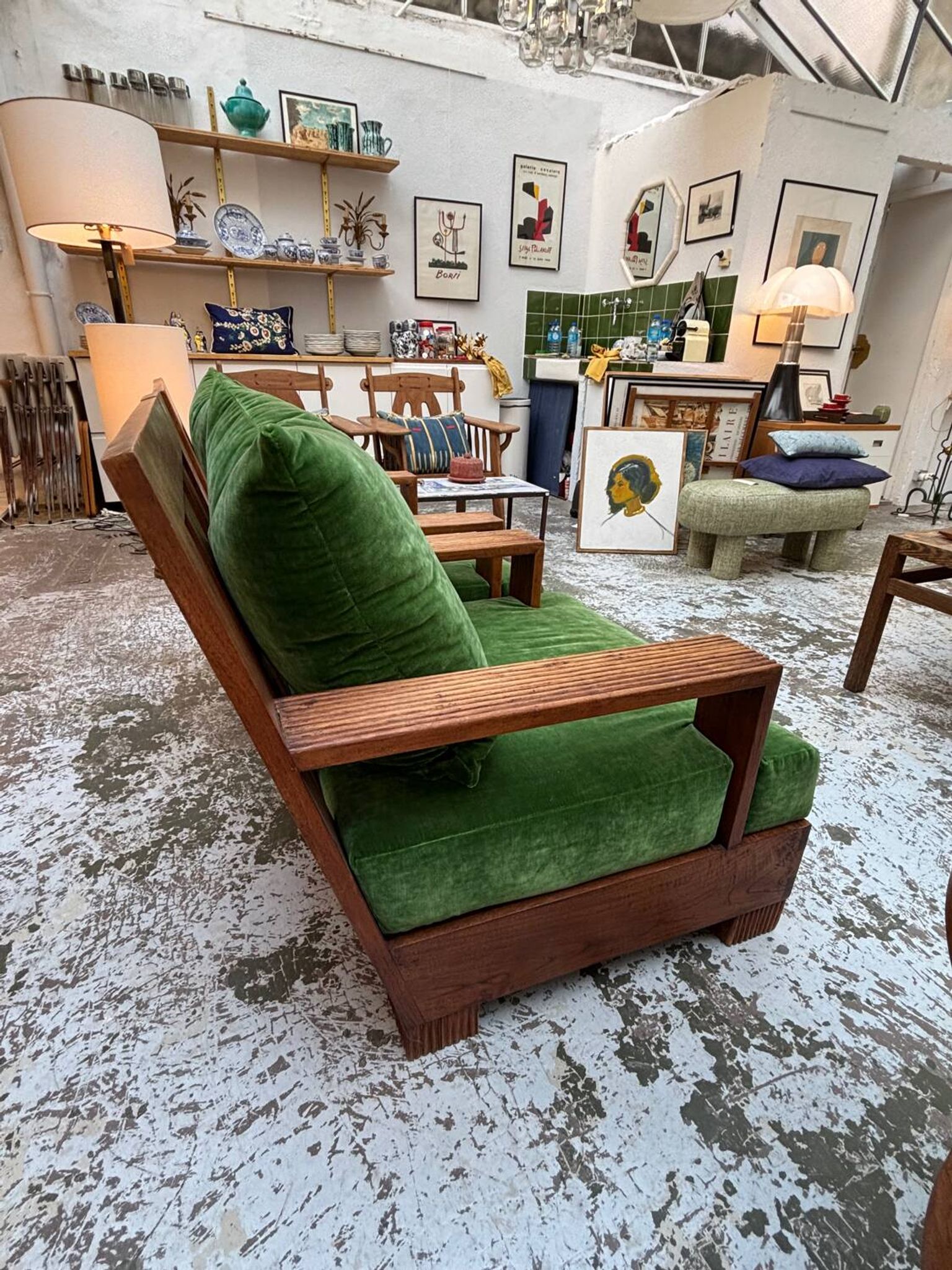 Paire de fauteuils art déco