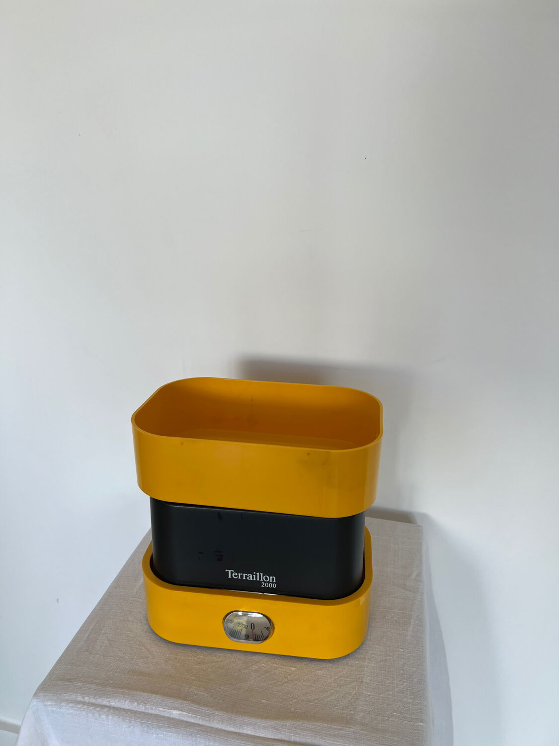Balance terraillon vintage jaune 2000 rétro