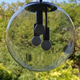 Chandelier pendant lamp Doria Leuchten West Germany 1960