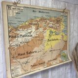 Vintage school map