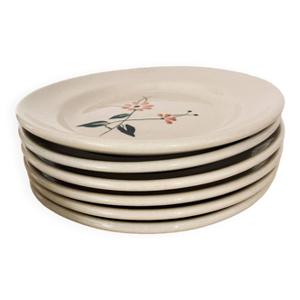 Stoneware dessert plates