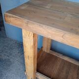 90cm old solid wood workbench