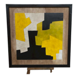 Abstract work square format