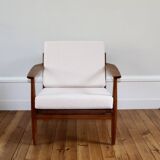 Vintage Scandinavian teak armchair, 1960