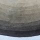 Serge Lesage blue grey vintage round carpet 70s