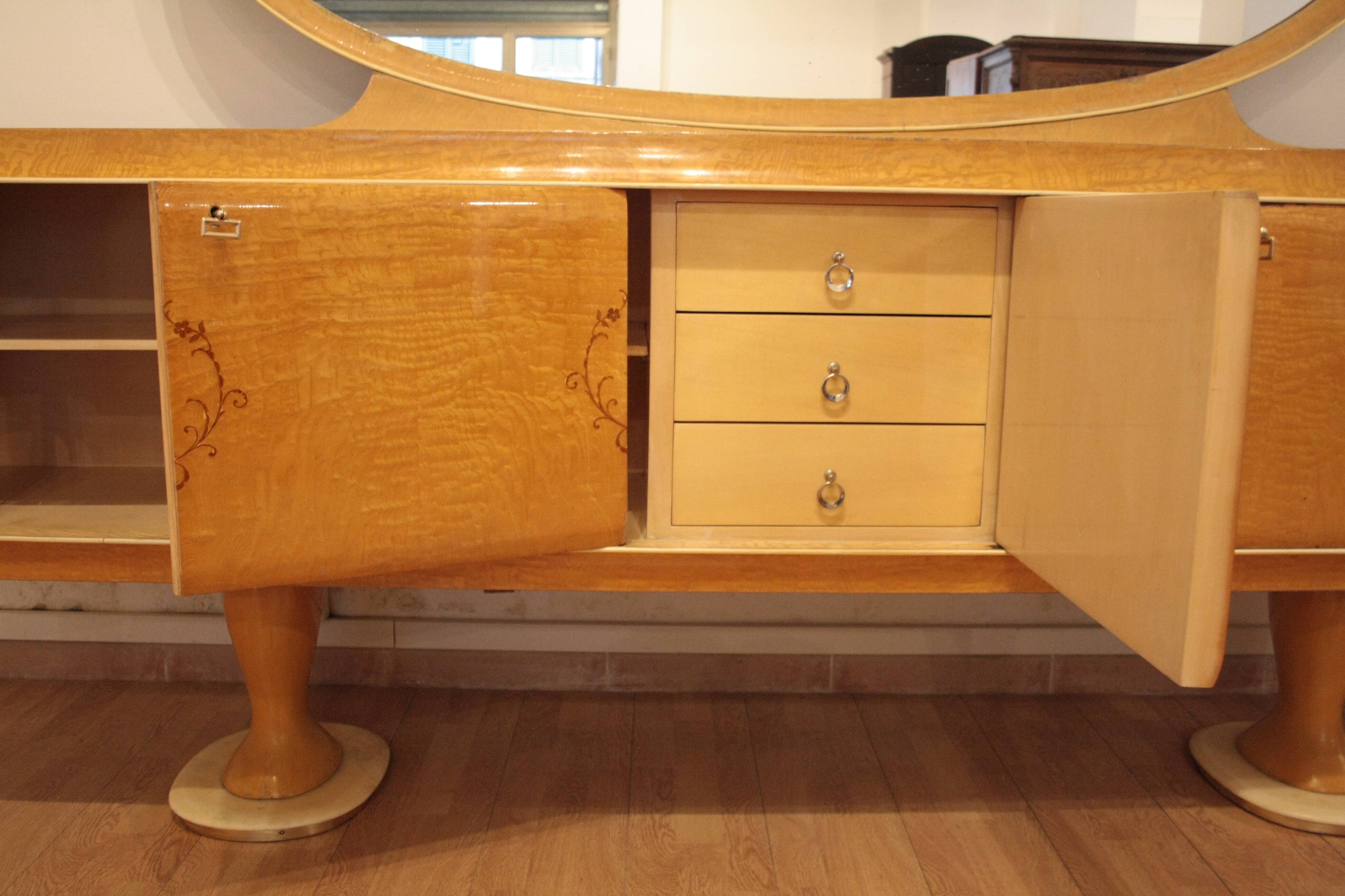 Buffet moderne du milieu du siècle, années 1950
