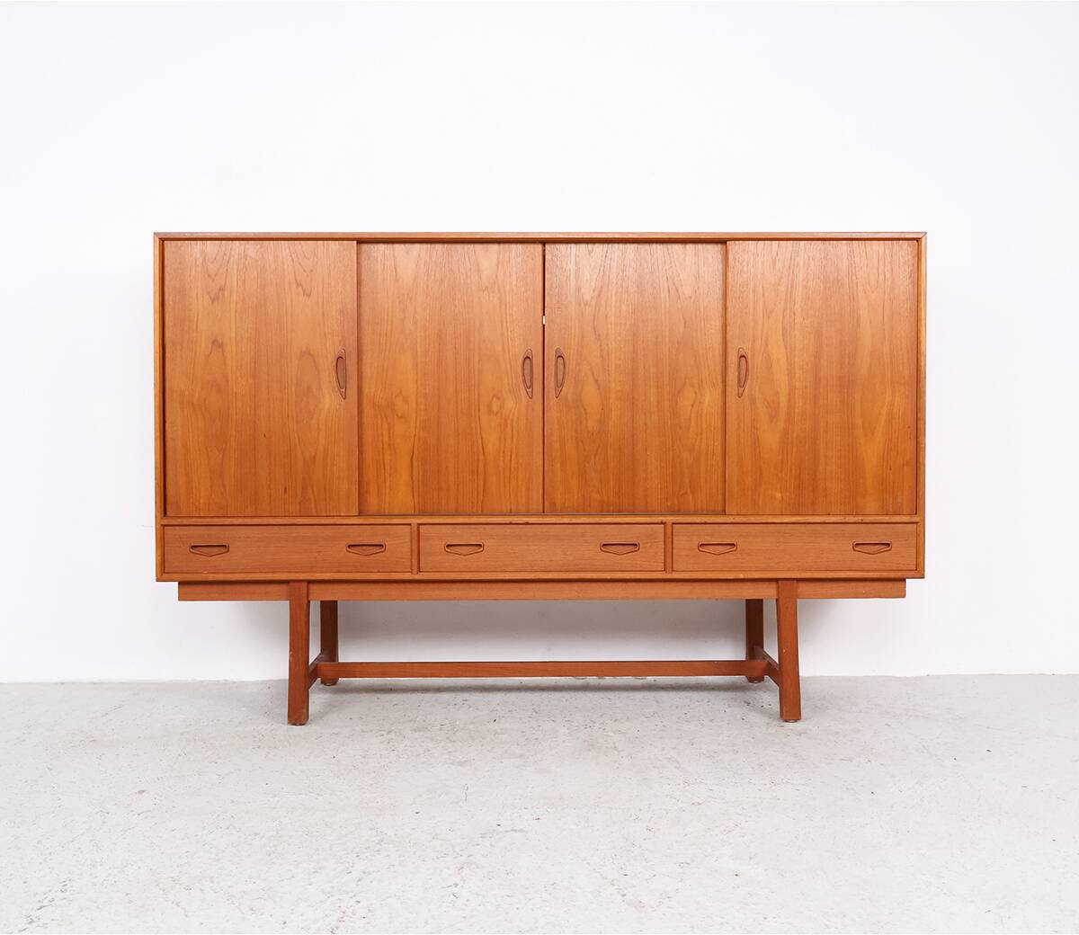 Vintage Danish Highboard with bar section, 1960s